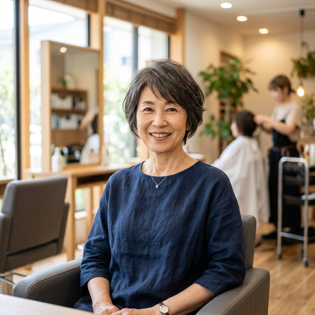 大人ナチュラルショート